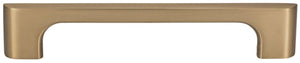 Jeffrey Alexander 286-128NI 128 mm Center-to-Center Polished Nickel Asymmetrical Leyton Cabinet Pull