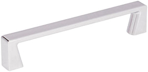 Jeffrey Alexander 177-128PC 128 mm Center-to-Center Polished Chrome Square Boswell Cabinet Pull
