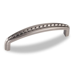 Elements Z118-96BNBDL 96 mm Center-to-Center Brushed Pewter Rope Detailed Cypress Cabinet Pull
