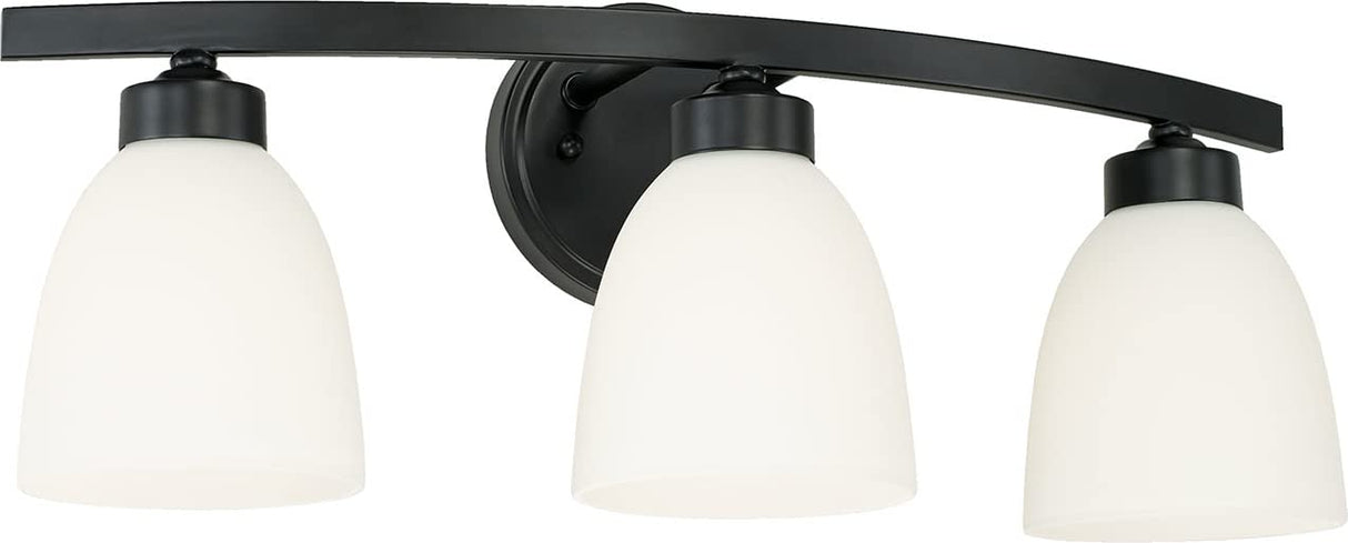 Capital Lighting 114331MB-333 Jameson 3 Light Vanity Matte Black