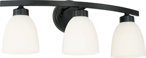 Capital Lighting 114331MB-333 Jameson 3 Light Vanity Matte Black