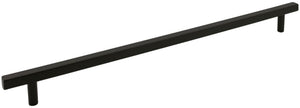 Jeffrey Alexander 845-18SN 18" Center-to-Center Satin Nickel Square Dominique Appliance Handle