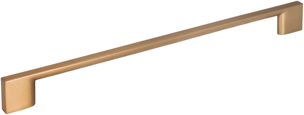 Jeffrey Alexander 635-256SBZ 256 mm Center-to-Center Satin Bronze Square Sutton Cabinet Bar Pull