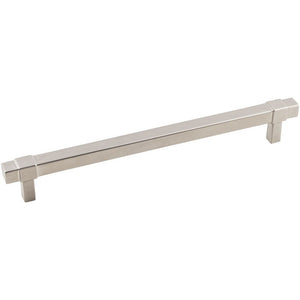 Jeffrey Alexander 293-192SN 192 mm Center-to-Center Satin Nickel Square Zane Cabinet Pull