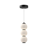 Alora PD530313BNOP BIJOU 7" PD BRUSHED NICKEL OPAL GLASS CORD 72 LED 3000K 90CRI 18W