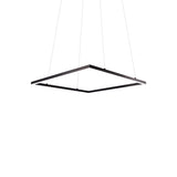 Kuzco PD88160-BK PIAZZA 60" PENDANT BK TEXTURED DOWN ONLY DUO CANOPY 930 TRIAC 120 128W