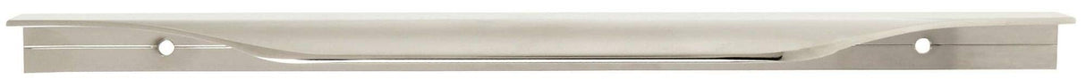 Amerock Cabinet Edge Pull Polished Nickel 8-9/16 inch (217 mm) Center to Center Aloft 1 Pack Drawer Pull Drawer Handle Cabinet Hardware