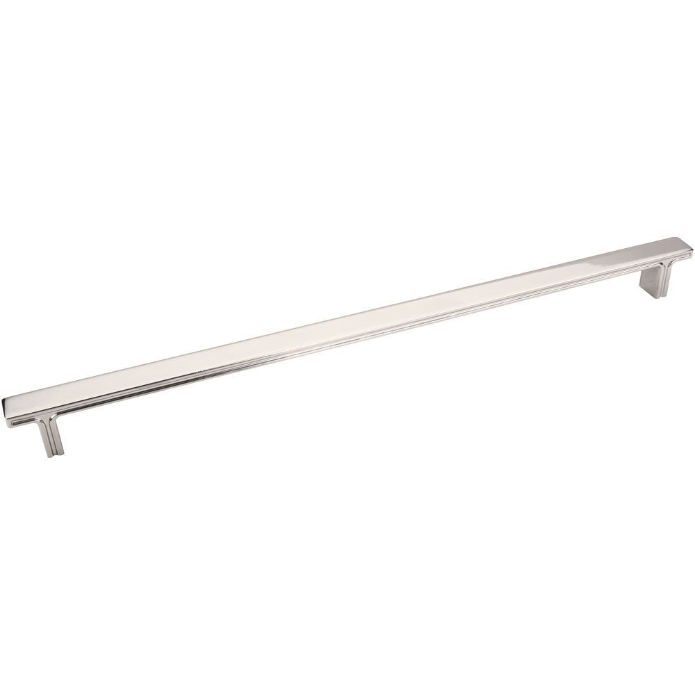 Jeffrey Alexander 867-320NI 320 mm Center-to-Center Polished Nickel Square Anwick Cabinet Pull