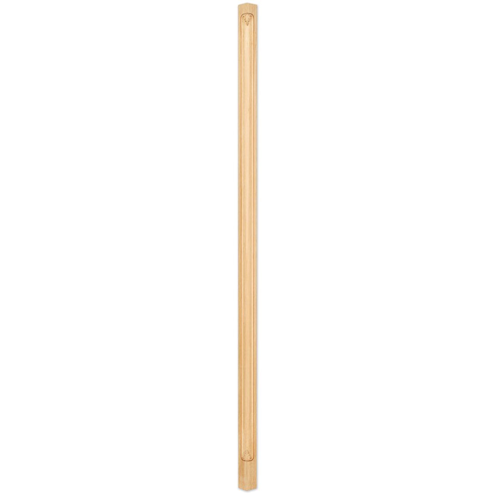 Hardware Resources CP-1-96HMP 2-3/4" W x 2-3/4" D x 96" H Hard Maple Acanthus Corner Post