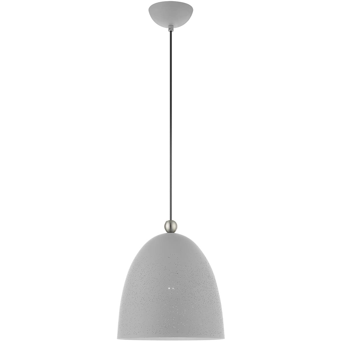 Livex Lighting 49109-80 1 Light Nordic Gray Pendant
