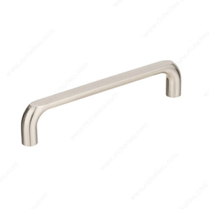 Richelieu BP2570320195 Modern Metal Pull- 2570, Brushed Nickel, 12 5/8 in, 13 1/8 in, 15/32 in, 15/32 in