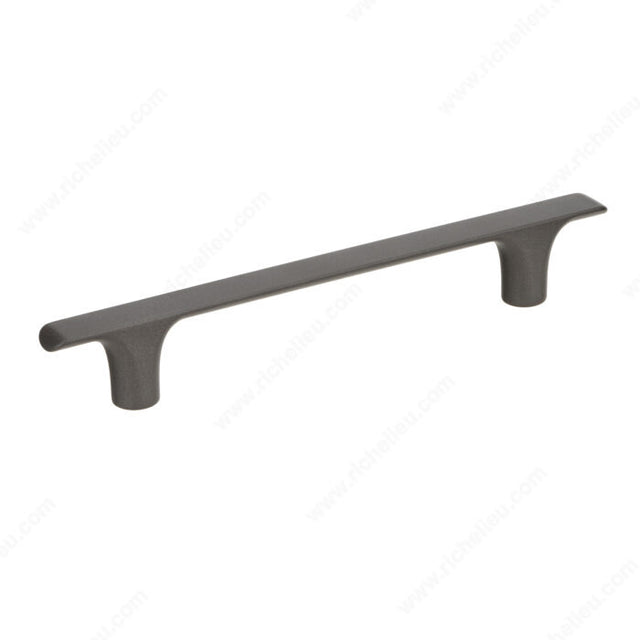 Richelieu BP257696107 Modern Metal Pull - 2576, Orion Gray, 3 25/32 in, 5 29/32 in, 1/2 in, 9/16 in