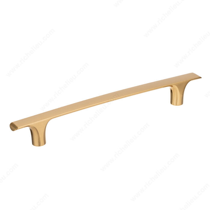 Richelieu BP257696CHBRZ Modern Metal Pull - 2576, Champagne Bronze, 3 25/32 in, 5 29/32 in, 1/2 in, 9/16 in