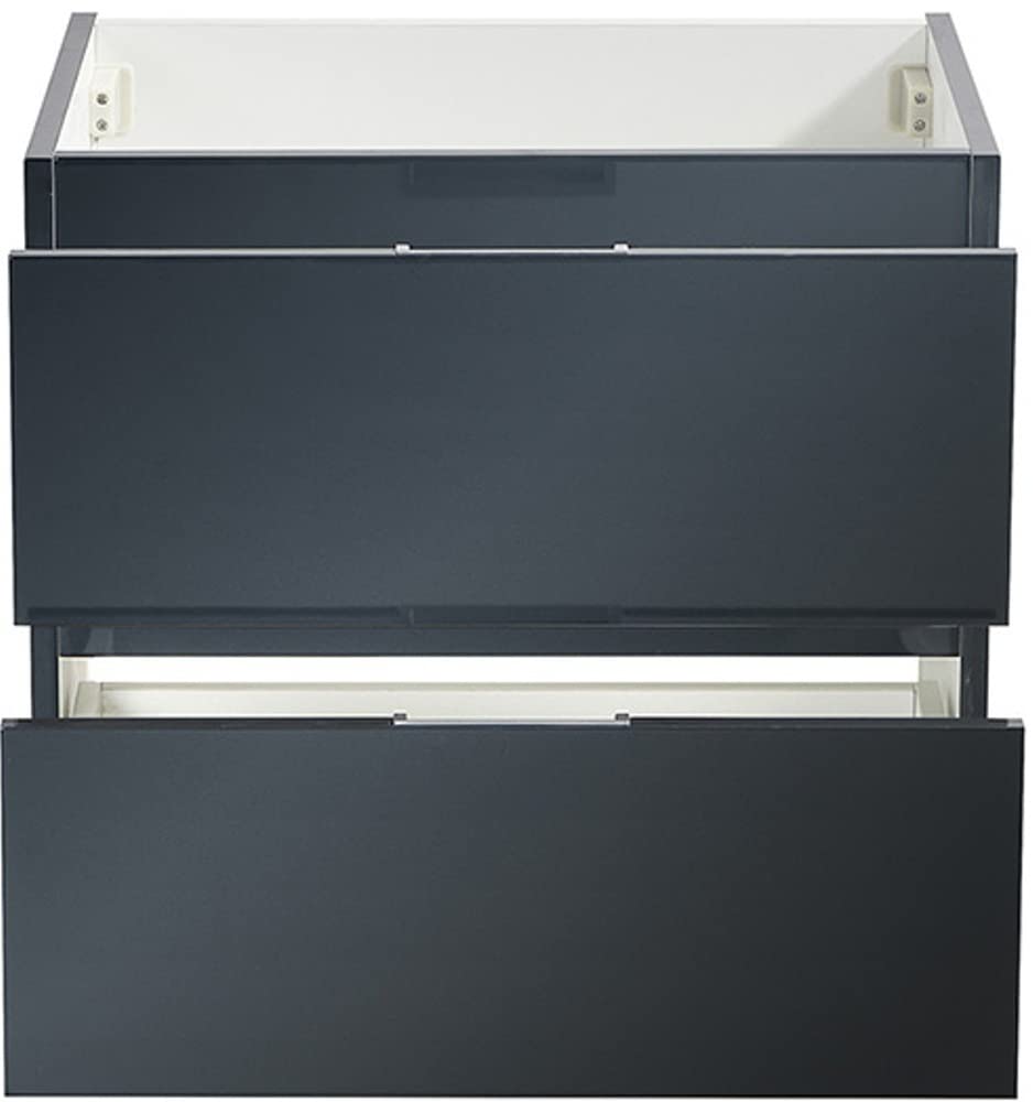 Fresca FCB8324GG Fresca Valencia 24" Dark Slate Gray Wall Hung Modern Bathroom Cabinet