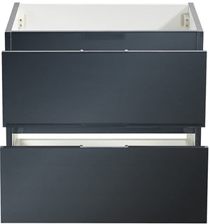 Fresca FCB8324GG Fresca Valencia 24" Dark Slate Gray Wall Hung Modern Bathroom Cabinet