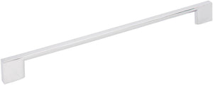 Jeffrey Alexander 635-256PC 256 mm Center-to-Center Polished Chrome Square Sutton Cabinet Bar Pull