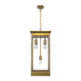 Alora PD351018VB DOUGLAS 4 LIGHT PENDANT VINTAGE BRASS