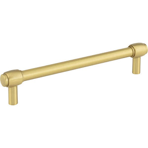 Jeffrey Alexander 885-160BG 160 mm Center-to-Center Brushed Gold Hayworth Cabinet Bar Pull