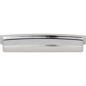 Jeffrey Alexander 141-160PC 160 mm Center Polished Chrome Square-to-Center Square Renzo Cabinet Cup Pull