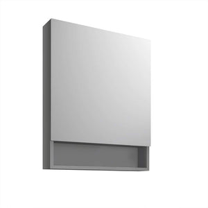 Fresca FMC6124GR Fresca 24" Gray Bathroom Medicine Cabinet w/ Small Bottom Shelf