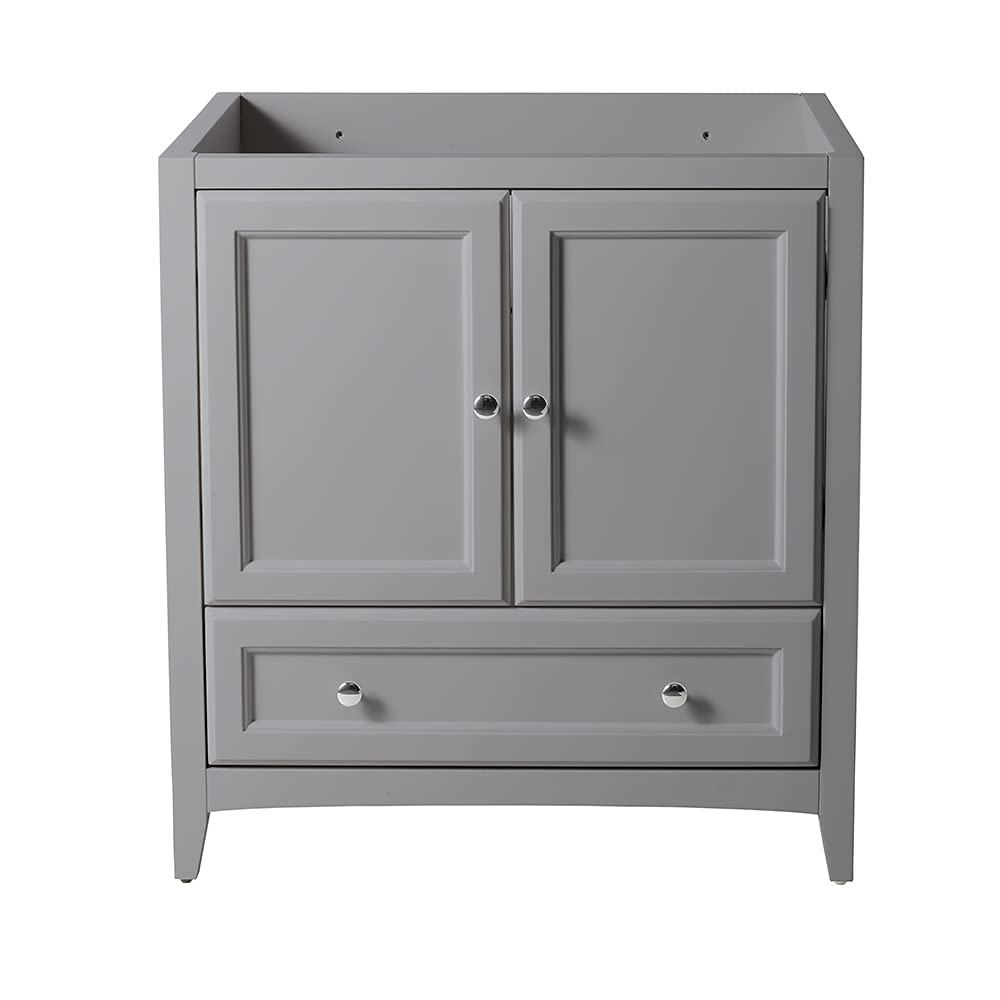 Fresca FCB2030GR Fresca Oxford 30" Gray Traditional Bathroom Cabinet