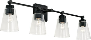 Capital Lighting 121841MB-432 Rory 4 Light Vanity Matte Black