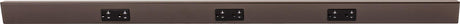 Task Lighting TR42-3BD-P-BZ 42" TR Series Angle Power Strip, Bronze Finish, Black Receptacles