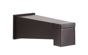 Gerber DA606445BS Satin Black Mid-town Wall Mount Tub Spout With Diverter