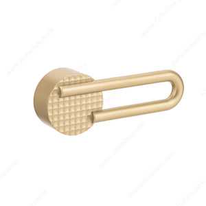 Richelieu 100032168 Modern Metal Pull - 1000, Matte Satin Gold