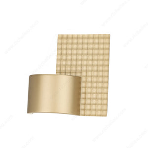 Richelieu 101032168 Modern Metal Pull - 1010, Matte Satin Gold