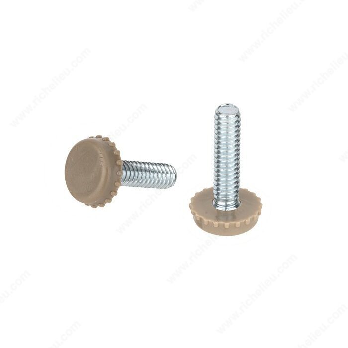 Richelieu 296812048 Adjustable Leveler 1/4-20, Beige, 3/4 in