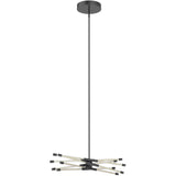 Kuzco LP74626-BK MOTIF 26" LINEAR PENDANT BLACK 48W 120VAC WITH LED DRIVER 2700K 90CRI