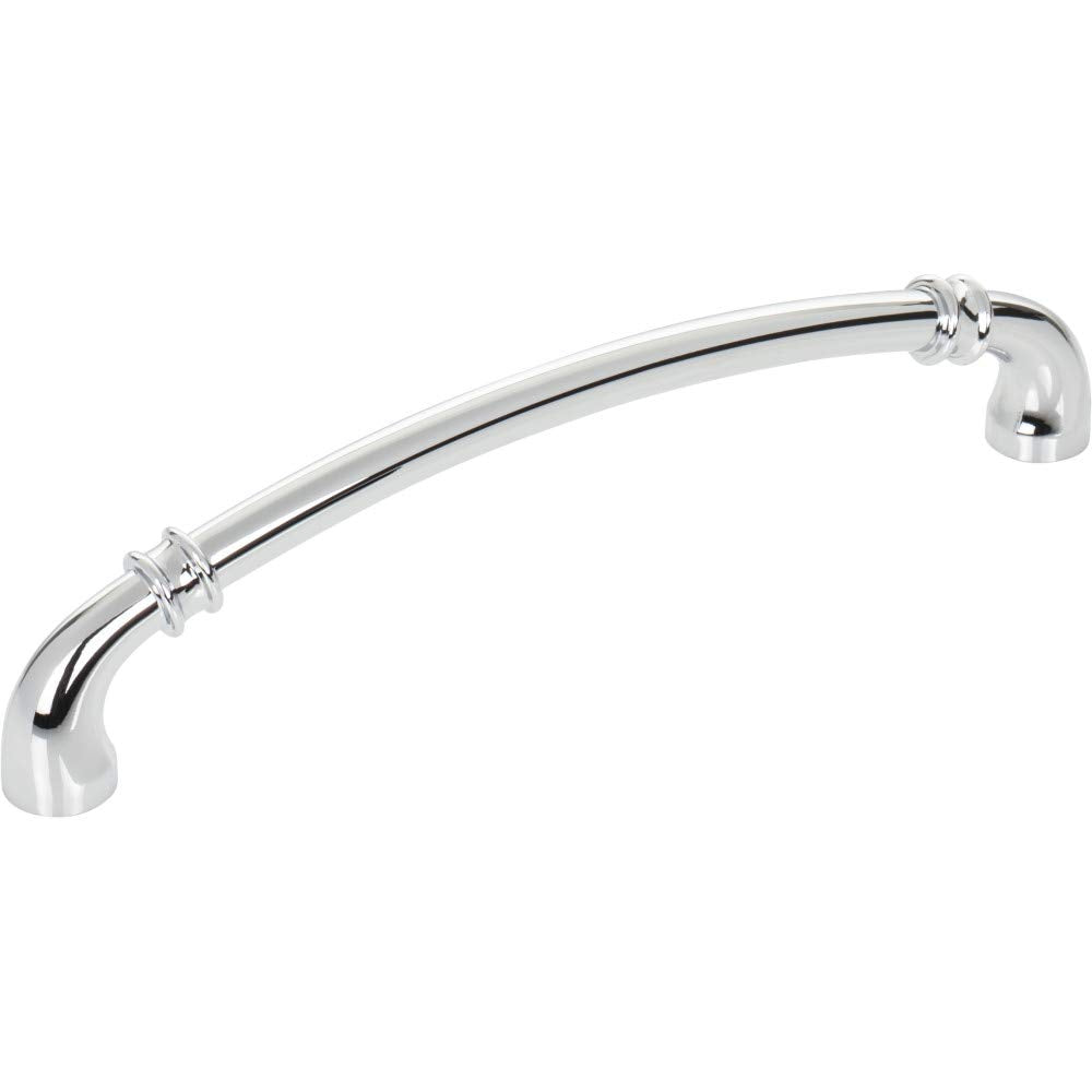 Jeffrey Alexander 445-160PC 160 mm Center-to-Center Polished Chrome Marie Cabinet Pull