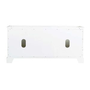 Fresca FCB2472WHM Fresca Windsor 72" Matte White Traditional Double Sink Bathroom Cabinet