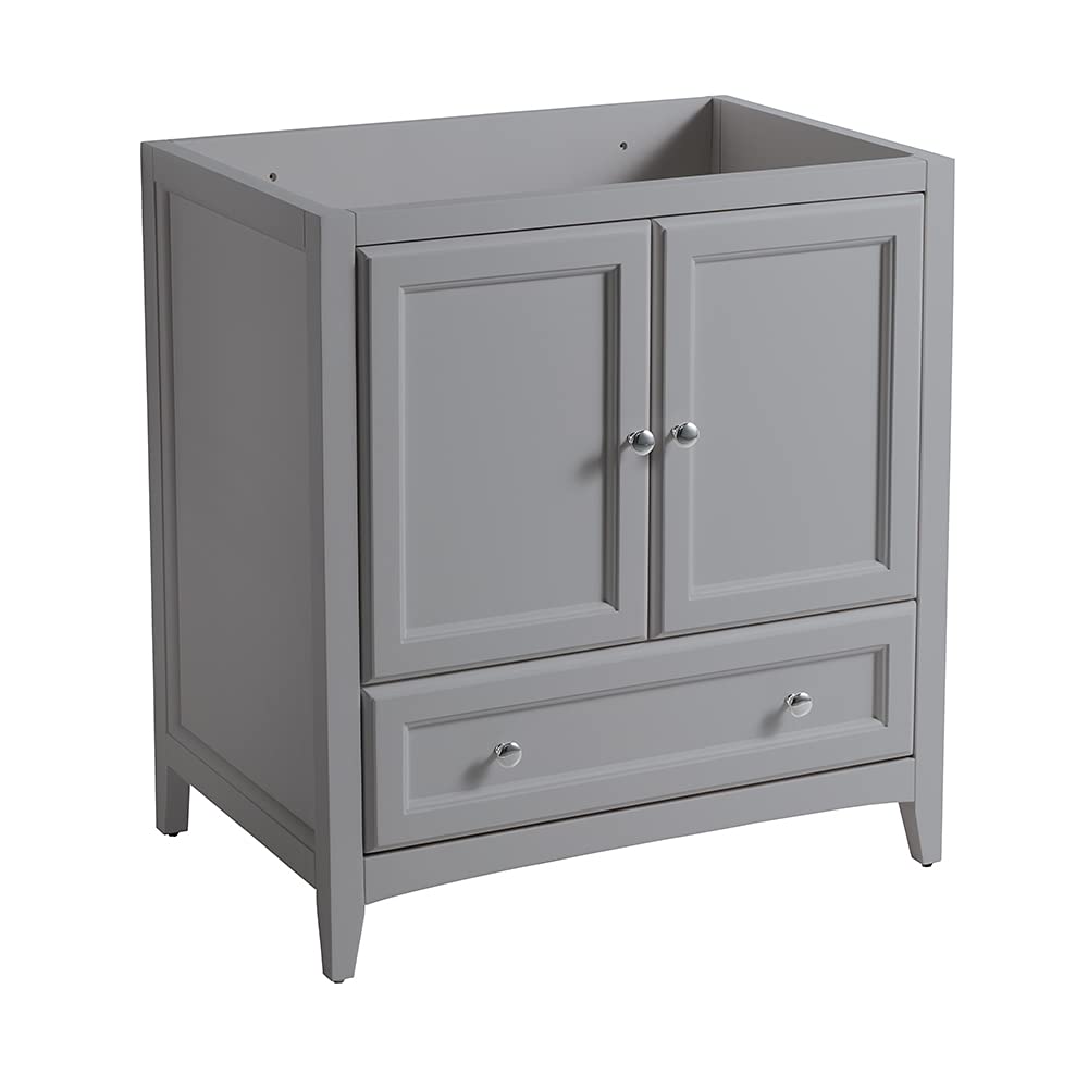 Fresca FCB2030GR Fresca Oxford 30" Gray Traditional Bathroom Cabinet