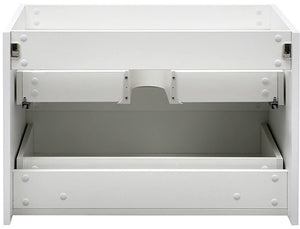 Fresca FCB8330WH Fresca Valencia 30" Glossy White Wall Hung Modern Bathroom Cabinet