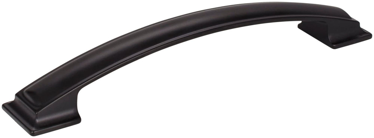Jeffrey Alexander 435-160MB 160 mm Center-to-Center Matte Black Square Annadale Cabinet Pull