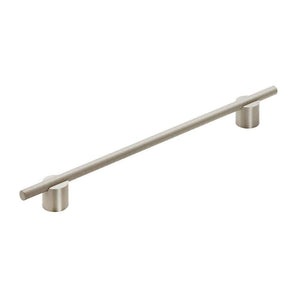Amerock Cabinet Pull Silver Champagne 10-1/16 inch (256 mm) Center to Center Transcendent 1 Pack Drawer Pull Drawer Handle Cabinet Hardware