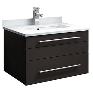 Fresca FCB6124ES-UNS-CWH-U Espresso Wall Bathroom Cabinet
