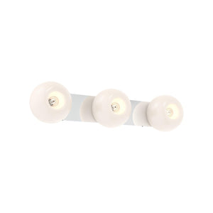 Kuzco VL57532-CH/OP SAMAR 3 HEAD 32" VANITY CHROME TRANSITION OPAL GLASS E26 60WX3