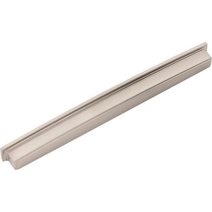 Jeffrey Alexander 141-305SN 305 mm Center Satin Nickel Square-to-Center Square Renzo Cabinet Cup Pull