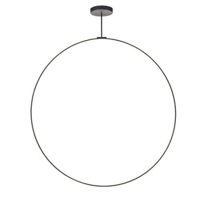 Kuzco PD82572-BK CIRQUE 72" PD Black 120V TRIAC/ELV LED 3000K 90CRI 94W