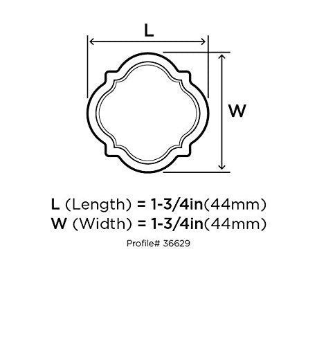 Amerock Cabinet Knob Golden Champagne 1-3/4 inch (44 mm) Diameter Grace Revitalize 1 Pack Drawer Knob Cabinet Hardware