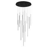 Kuzco MP14932-BK CHUTE 16 Head MP Black 120V TRIAC/ELV LED 3000K 90CRI 195W