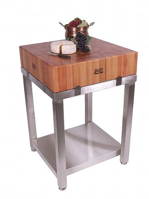 John Boos CUCLA24T Cucina Laforza End Grain Maple Butcher Block Top