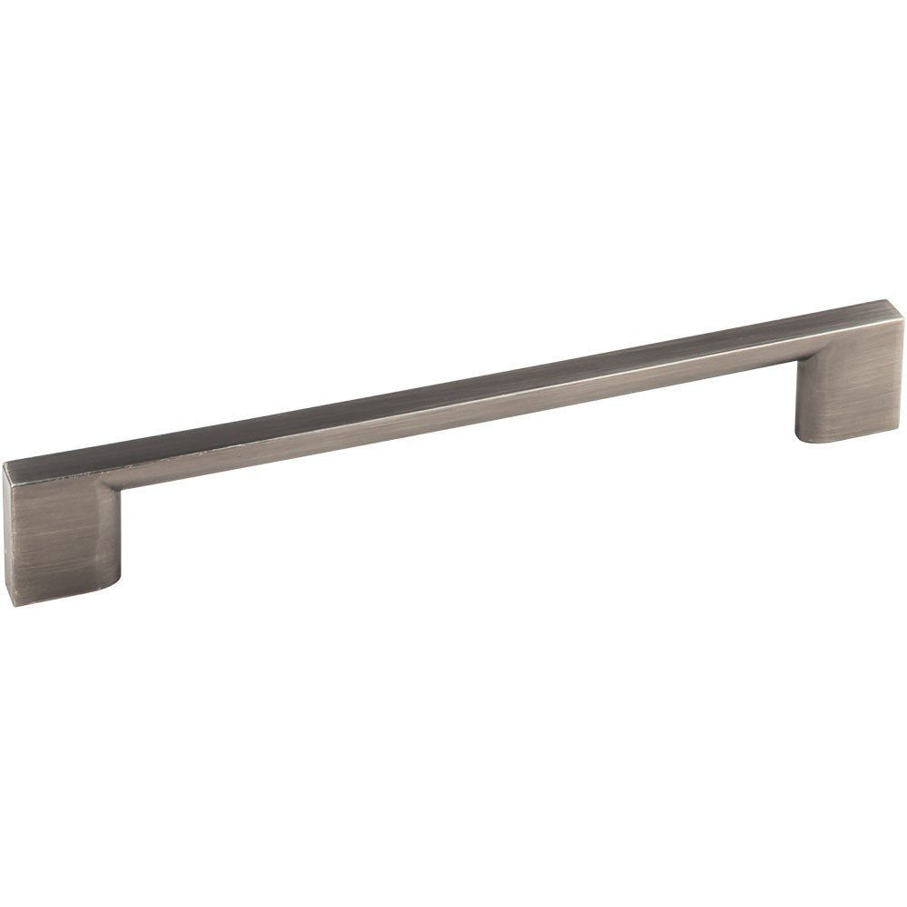 Jeffrey Alexander 635-160BNBDL 160 mm Center-to-Center Brushed Pewter Square Sutton Cabinet Bar Pull