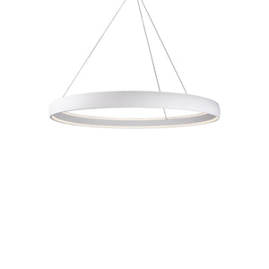 Kuzco PD22753-WH HALO 53" PD White 120V TRIAC/ELV LED 3000K 90CRI 118W