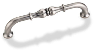 Jeffrey Alexander 818-128BNBDL 128 mm Center-to-Center Brushed Pewter Bella Cabinet Pull