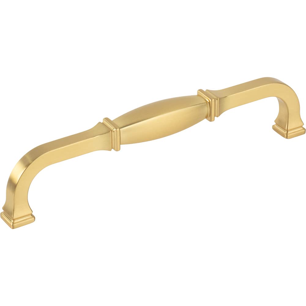 Jeffrey Alexander 278-160BG 160 mm Center-to-Center Brushed Gold Audrey Cabinet Pull