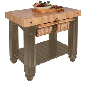 John Boos CU-GB3624-UG Gathering Block II 36x24x36 Gray Stain